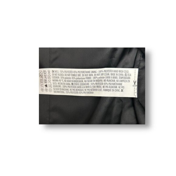 Endless Rose L Black Faux Leather PU Oversized Blazer Jacket Y2K Mob Wife NWT - Picture 10 of 10